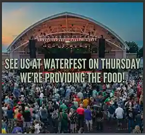 We are serving the food for Oshkosh Waerfest